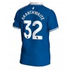 Everton Jarrad Branthwaite #32 Hjemmedrakt 2023-24 Kortermet